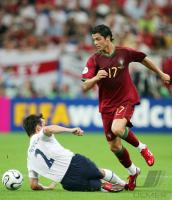 Fussball WM 2006:England - Portugal