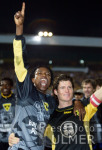Fussball DFB-Pokal: Aachen - Gladbach, Jubel Aachen