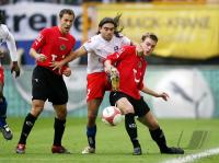 Fussball, 1. Bundesliga: Hamburg - Hannover