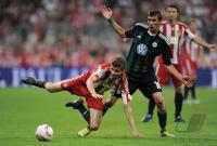 Fussball 1. Bundesliga Saison 2010/2011, FC Bayern Muenchen - VfL Wolfsburg