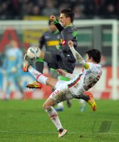 Fussball 1. Bundesliga, Saison 2011/2012:  FC Augsburg - Borussia Moenchengladbach