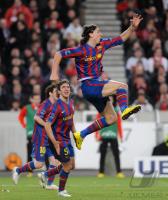 FUSSBALL  International CHL 09/10 : VfB Stuttgart -  FC Barcelona