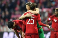 Fussball CHL 15/16 Halbfinale: FC Bayern Muenchen - Atletico Madrid