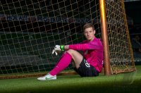 Fussball 1. Bundesliga, Saison 2012/2013, Werder Bremen: Richard Strebinger im exklusiven Pressefoto ULMER Fotoshooting