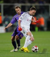 FUSSBALL  International CHL 09/10 : AC Florenz - FC Bayern  Muenchen