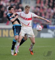 Fussball 1. Bundesliga  Saison 2010/2011:  VfB Stuttgart - FC Schalke 04