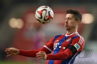 Fussball, 1. Bundesliga  Saison 2014/2015: VfL Wolfsburg - FC Bayern Muenchen