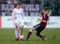 Fussball 1. Bundesliga, Saison 2012/2013: 1. FC Nuernberg - FC Bayern Muenchen