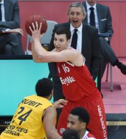 Basketball 1. Bundesliga 14/15 Hauptrunde:  Walter Tigers Tuebingen - FC Bayern Muenchen