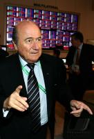 Fussball WM 2006: FIFA-Praesident Joseph S. Blatter besucht das IBC