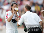 Fussball 1. Bundesliga: Moenchengladbach- Dortmund, ZIEGE und FACH