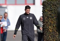 Fussball Training Deutsche Nationalmannschaft: Mario Gomez (Deutschland)