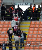 FUSSBALL SERIE A:  ABSAGE des Spiels AC Mailand - Genua