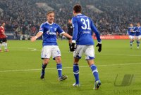 Fussball, 1. Bundesliga12/13: FC Schalke 04 - Hannover 96