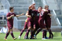 U19 Fussball Bundesliga : JUBEL um Dennis Kopf (1FC Kaiserslautern)