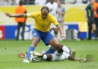 Fussball WM 2006: Brasilien - Ghana