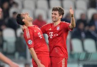 FUSSBALL INTERNATIONAL CHL VIERTELFINALE 12/13: Juventus Turin - FC Bayern Muenchen