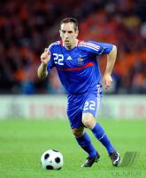 FUSSBALL EURO 2008:  RIBERY (Frankreich) am Ball