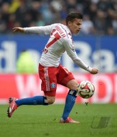 Fussball, 1. Bundesliga  Saison 2014/2015: Hamburger SV - FC Augsburg