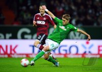 Fussball 1. Bundesliga Saison 12/13: SV Werder Bremen - 1. FC Nuernberg