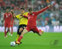 Fussball 1. Bundesliga  Saison 11/12:  FC Bayern Muenchen - Borussia Dortmund