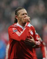 Fussball 1. Bundesliga  09/10  JUBEL Martin Demichelis  (FC Bayern Muenchen)