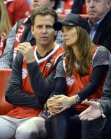 Basketball 1. Bundesliga 2012/2013:  Oliver Bierhoff mit Frau Clara