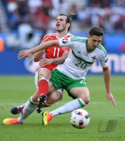 Fussball Europameisterschaft Achtelfinale 2016: Wales - Nordirland