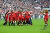 Fussball 1. Bundesliga : JUBEL FC Bayern Muenchen
