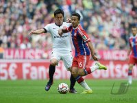 Fussball 1. Bundesliga Saison 14/15: FC Bayern Muenchen - Eintracht Frankfurt