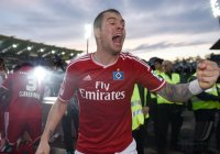 Fussball, 1. Bundesliga  Saison 2014/2015 Relegation: Karlsruher SC - Hamburger SV