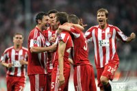 Fussball Champions League  Saison 2010/2011: FC Bayern  Muenchen  - AS Rom