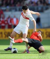 FUSSBALL  1. BUNDESLIGA  09/10    VfB Stuttgart - Bayer Leverkusen