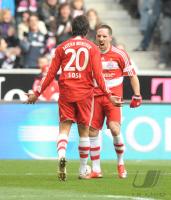 Fussball 1.Bundesliga 08/09  Muenchen -  Karlsruhe
