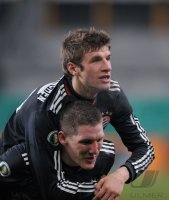 Fussball DFB Pokal 10/11 : VfB Stuttgart - FC Bayern Muenchen