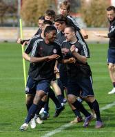 Fussball 1. Bundesliga: Training beim FC Bayern Muenchen