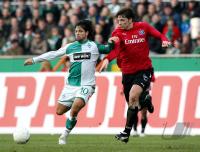 Fussball, 1. Bundesliga: Bremen - Hamburg
