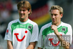 FUSSBALL 1. Bundesliga Hannover, CHRISTIANSEN und SIMAK