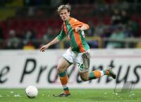 Fussball 1. Bundesliga: Bremen, BOROWSKI Einzelaktion am Ball