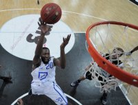 Basketball 1. Bundesliga 2011/2012:  Walter Tigers Tuebingen - Fraport Skyliners Frankfurt