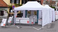 Tuebingen, Corona Schnelltest-Station am Haagtorplatz
