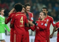 Fussball, 1. Bundesliga Saison 2012/2013: VfL Wolfsburg - Bayern Muenchen