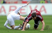 Fussball 1. Bundesliga, Saison 2011/2012:  1. FC Nuernberg - FC Bayern Muenchen