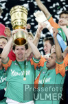 DFB Pokal Finale: Bremen - Aachen, Jubel