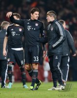 FUSSBALL INTERNATIONAL CHL ACHTELFINALE 12/13:  FC Arsenal London - FC Bayern Muenchen