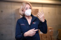 Corona-Impfstoff im Impfzentrum Paul Horn Arena Tuebingen