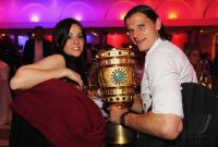 Fussball DFB Pokalfinale 2010:   SIEGERPARTY  FC Bayern Muenchen