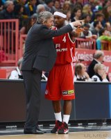 Basketball 1. Bundesliga 2012/2013:  Walter Tigers Tuebingen - FC Bayern Muenchen