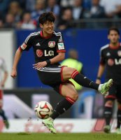 Fussball, 1. Bundesliga  Saison 2014/2015: Hamburger SV - Bayer 04 Leverkusen