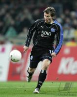 Fussball 1. Bundesliga: HSV, LAUTH Einzelaktion am Ball